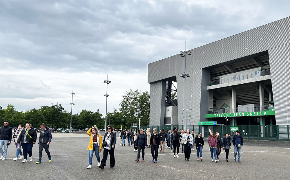 balade urbaine stage Geoffroy Guichard