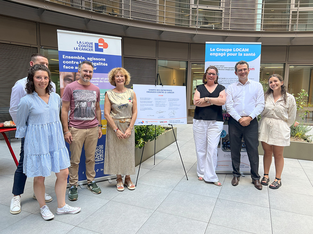 LOCAM officialise son partenariat avec La Ligue contre le Cancer