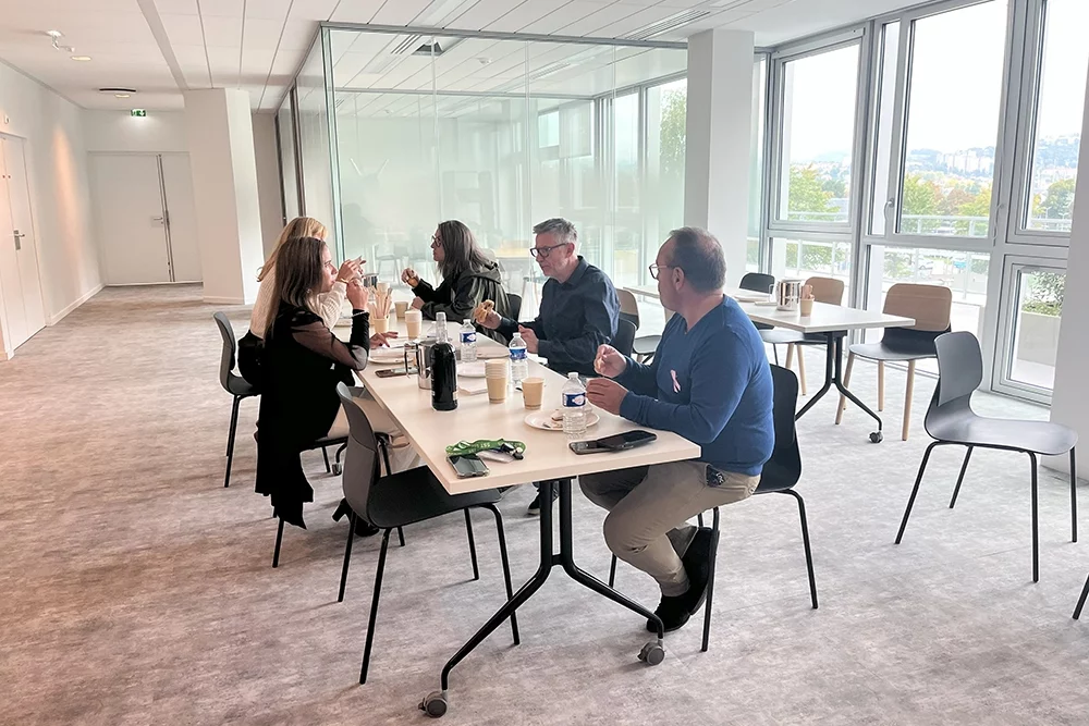 après le don, la collation