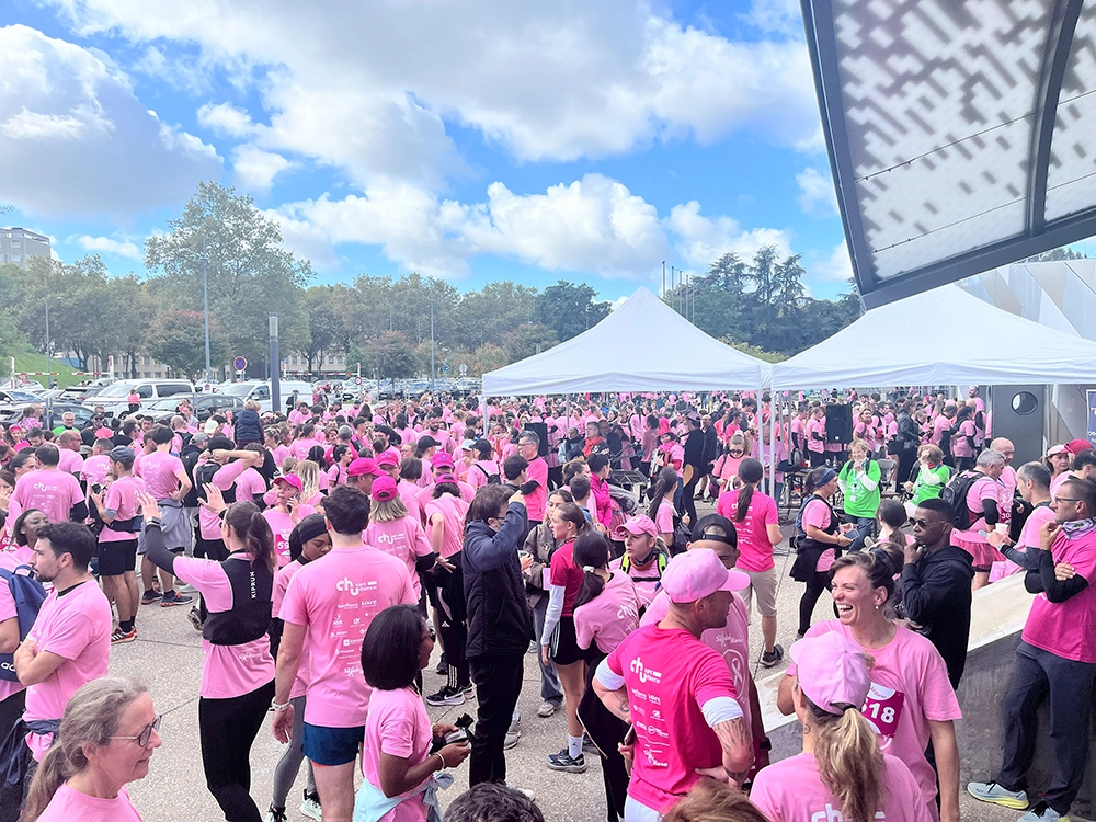 vague rose à St Etienne
