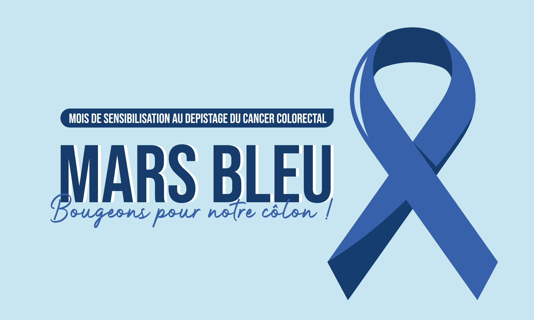 Mars Bleu 2026 : LOCAM se mobilise pour le dépistage du cancer colorectal