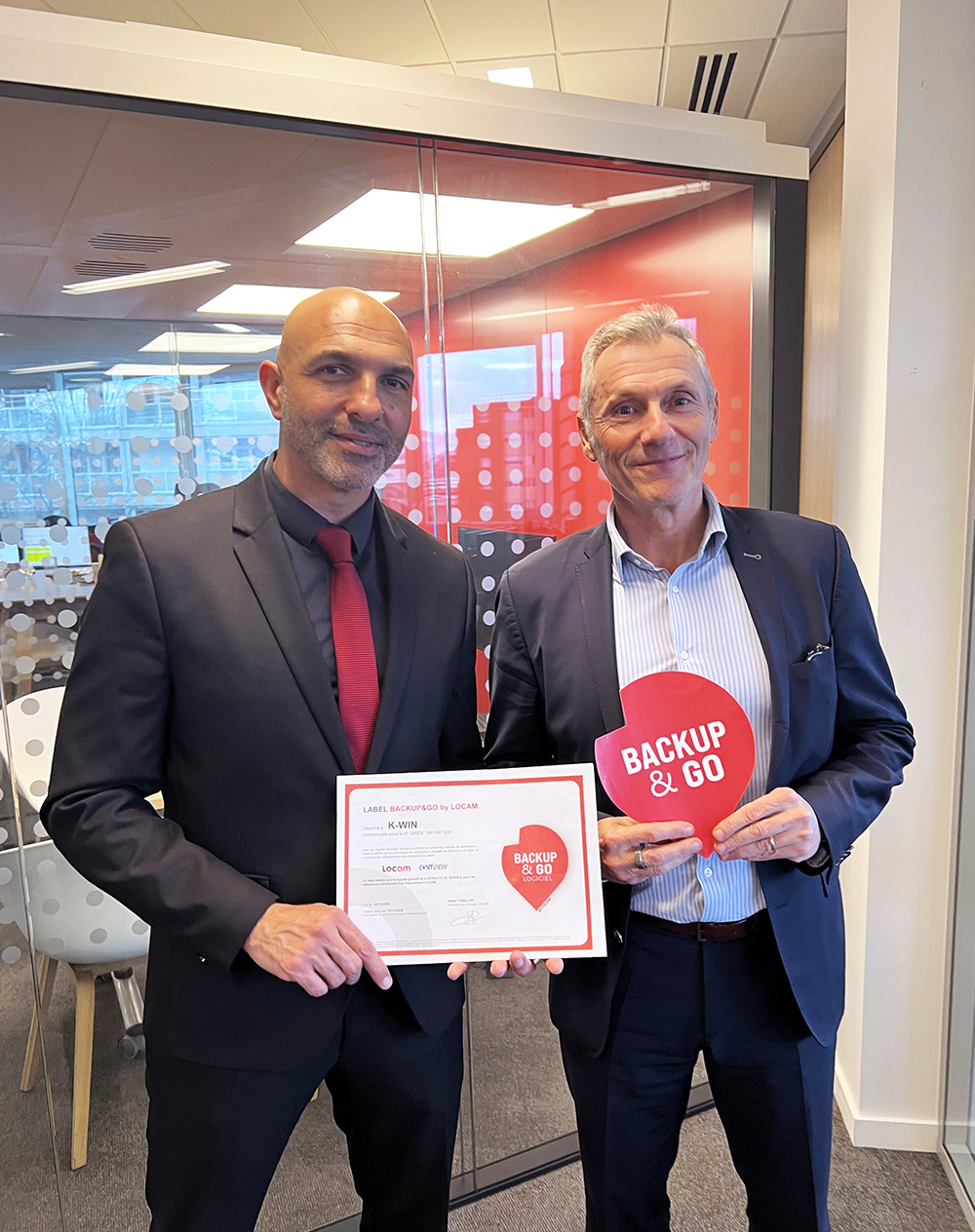 K-Win et LOCAM : Le leasing de logiciels sur mesure sécurisé par Backup&Go